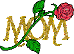 Animated-sparkling-glitter-Mom-with-rose-moving-picture.gif