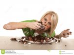 woman-green-shirt-cake-lean-eat-leaning-over-her-chocolate-shoving-her-face-40333999.jpg