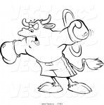 vector-of-a-cartoon-boxing-bull-coloring-page-outline-by-ron-leishman-17351.jpg