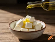 Olive Oil Over Mozzarela Cubes.webp