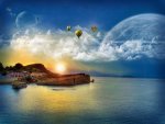 air balloons over lake.jpg