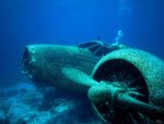 airplane wreckage in ocean.jpg