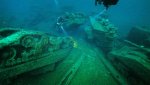 sunken WW2 Sherman tanks.jpg