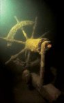 ship's wheel of sailing canal boat O.J. Walker.jpg