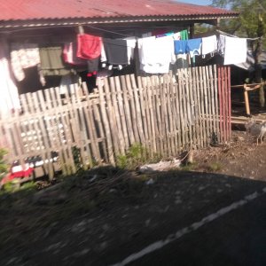 Houses along Samar Island, Philippines