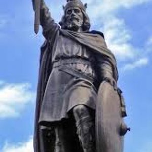There he is King Alfred the great