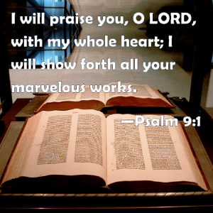Psalms 9:1