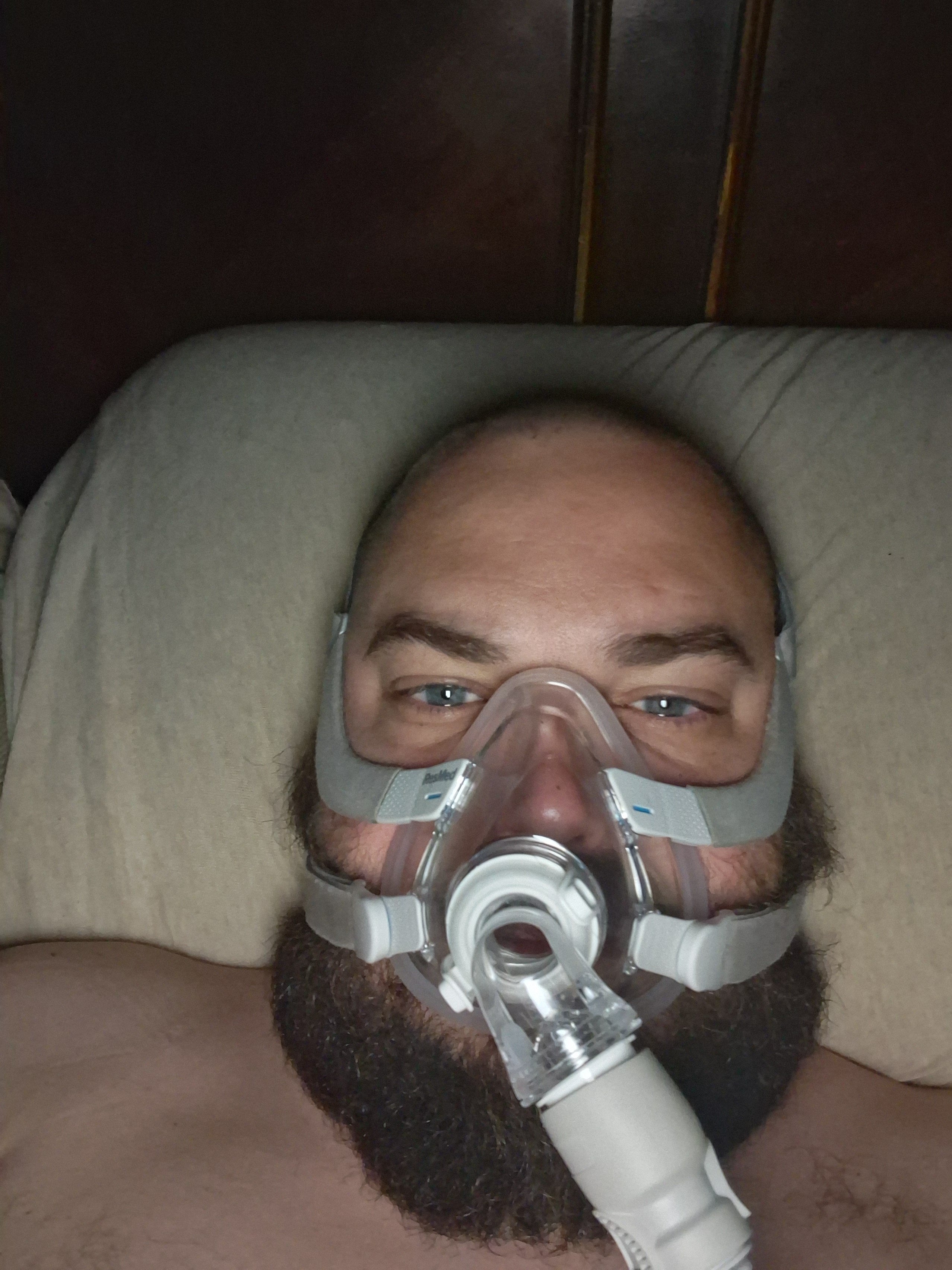 I have to sleep with a cpap machine just to get a good night's sleep